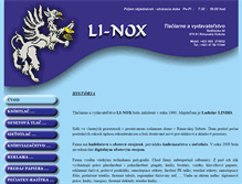 Tablet Screenshot of li-nox.sk